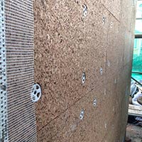 Ecocappotto in sughero biondo Cork Panels